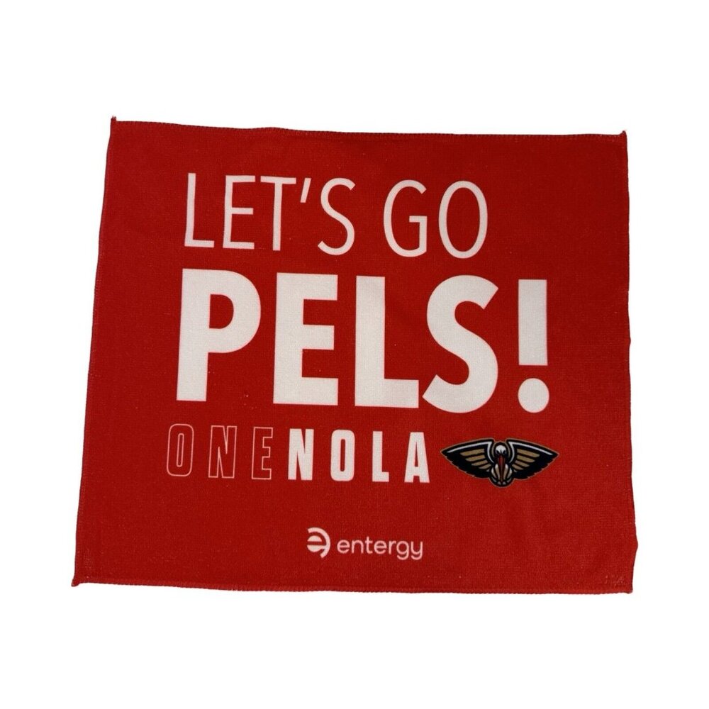 NEW** NEW ORLEANS PELICANS 2024 PLAY IN GAME RALLY TOWEL RAG SGA VS KINGS 4/19